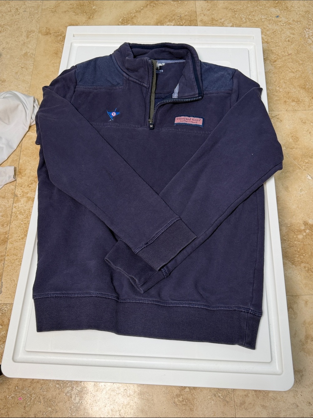 Vineyard Vines Navy Quarter-Zip Pullover Ocean Reef Club